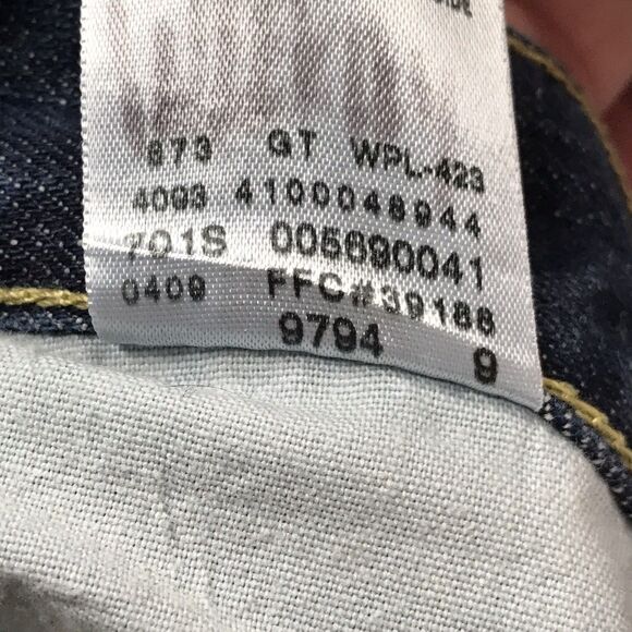 Y2K LEVIS 569 Jean Men 38x30(36/30 tag) Loose Straight Wide Leg Dark Wash Skater - Picture 14 of 15